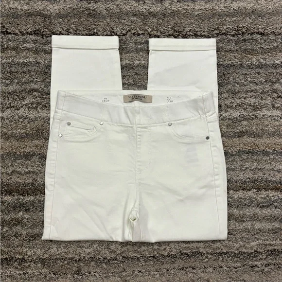 NWOT Liverpool The Crop Jeans Sz 2/26 | Liverpool Cropped Straight Leg Jeans- - Picture 2 of 11